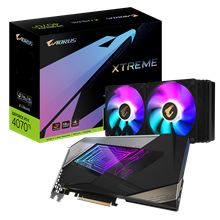 کارت گرافیک  گیگابایت مدل AORUS GeForce RTX™ 4070 Ti 12GB XTREME WATERFORCE با حافظه 12 گیگابایت